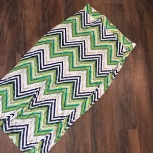 Chevron Maxi skirt